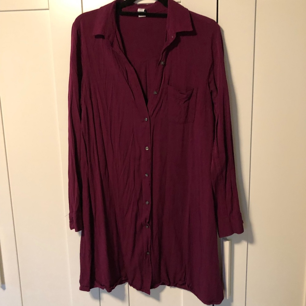 Old Navy Burgundy Dress